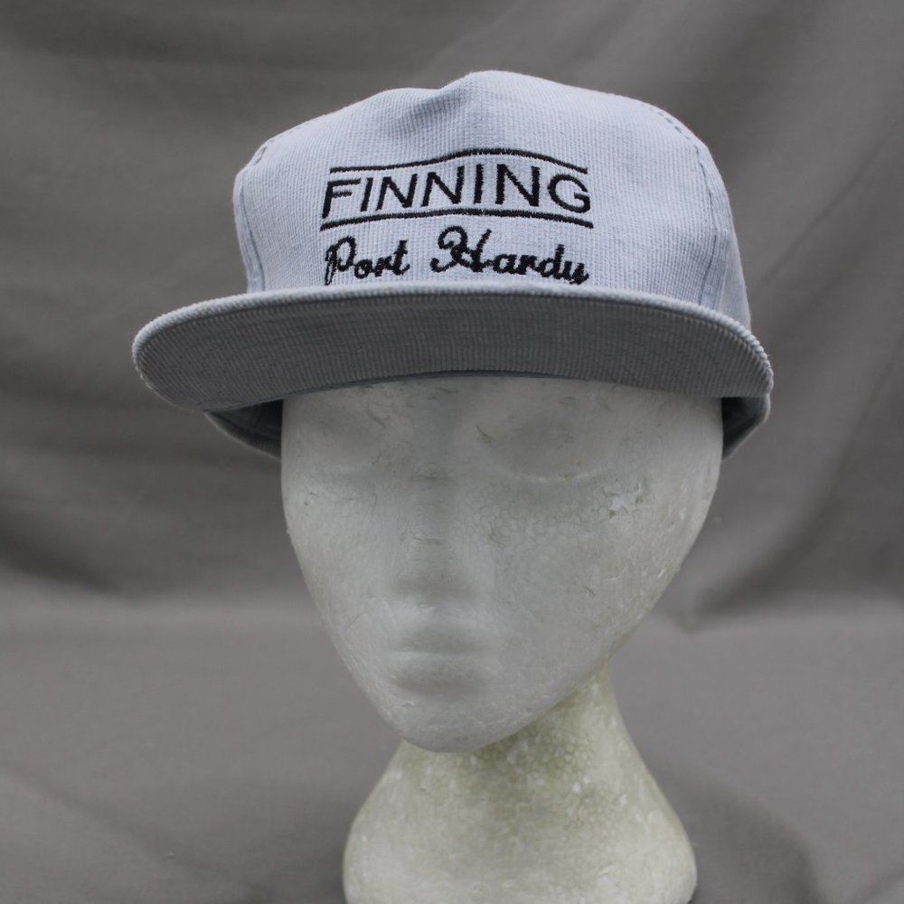 Vintage Corduroy Trucker Hat - Finning Port Hardy - Adult Snapback